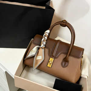 Sac fourre-tout de luxe de haute qualité pour femme, en cuir véritable de marque célèbre, sac cosmétique, sac cadeau grande capacité, <span class=keywords><strong>catalogue</strong></span> exclusif - Product Image 2