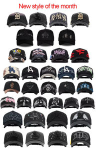 Gorras al por mayor con efecto desgastado, bordado 3D, tela de gamuza, visera curva, estilo original Thirty One, Snapback - Product Image 6