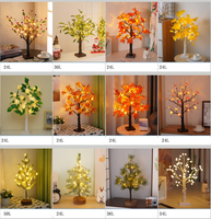 Lampe LED Arbre de Noël à Succès Commercial, Lumière de Branche d'Arbre Blanc/Noir pour Chambre, Décoration de Fête, Aménagement Paysager, Lumières Lumineuses