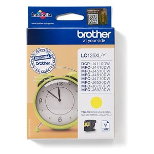 ชุดตลับหมึกเครื่องพิมพ์นาฬิกาปลุกสีเหลือง LC125XLY - Product Image 2