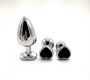 Juego de Juguetes Sexuales Anales de Metal en Forma de Corazón con Cristal, para Masaje Vaginal y <span class=keywords><strong>Anal</strong></span>, para <span class=keywords><strong>Mujeres</strong></span> - Product Image 6