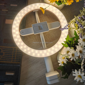 Support de téléphone flexible à clip intelligent avec anneau lumineux pour selfie, en matériau <span class=keywords><strong>PC</strong></span>, pour diffusion en direct et création de contenu - Product Image 6