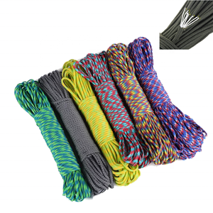 IRONDONKEY 7-core 4mm entraînement sur le terrain corde réfléchissante multifonctionnel Paracord 550 pour tente Camping survie Parachute <span class=keywords><strong>cordon</strong></span> 10M - Product Image 1
