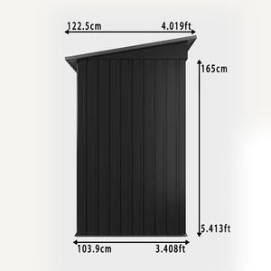 גודל מותאם אישית oem מתכת סככה גודל מותאם אישית אופניים אחסון כלים גינה כלים חיצוני פחמן פלדה מתכת גן סככה - Product Image 4