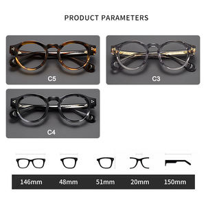 LMA BT55011 <span class=keywords><strong>Lunettes</strong></span> <span class=keywords><strong>de</strong></span> <span class=keywords><strong>vue</strong></span> rondes et épaisses à monture optique en acétate <span class=keywords><strong>Lunettes</strong></span> <span class=keywords><strong>de</strong></span> soleil avec logo personnalisé Femmes Hommes <span class=keywords><strong>Lunettes</strong></span> <span class=keywords><strong>de</strong></span> haute qualité 2024 - Product Image 4