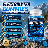 LUVVITA OEM Private Label Elektrolit Gummy Olahraga Suplemen Herbal Hidrasi Vegan Grosir Permen Elektrolit