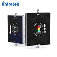 Amplificateur de signal mobile Lintratek cinq bandes, grande couverture pour GSM CDMA LTE 800 900 1800 2100 2600 MHz 2G 3G 4G, répéteurs AGC