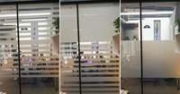 Película PDLC autoadhesiva para ventanas eléctricas con control remoto, película inteligente con tinte de privacidad, película PDLC conmutable.