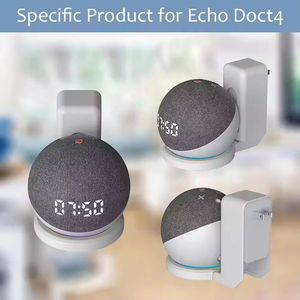 Soporte de Pared para Altavoz Inteligente, Accesorio para <span class=keywords><strong>Alexa</strong></span> Echo Dot de 4ª y <span class=keywords><strong>5</strong></span>ª Generación, con LED RGB, Funciona con Batería, Enchufe de Pared - Product Image 5