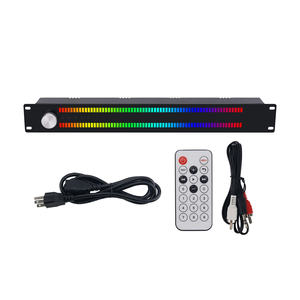 LED64X2 عرض طيف الموسيقى أدى إيقاع ضوء فو متر يدعم التحكم الصوتي والمدخلات السلكية - Product Image 6