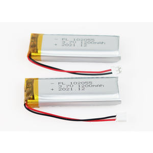 리튬 폴리머 배터리 3.7V 1100mAh 1200mah 전선 충전식 102055 <span class=keywords><strong>LiPo</strong></span> 배터리 - Product Image 1