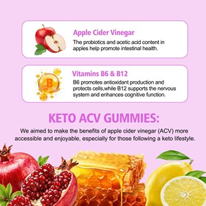 High Quality Keto+ACV Gummies Help Detoxification and Support Strengthen Digestive System with Dietary <b>Supplement</b> - Product Image 5