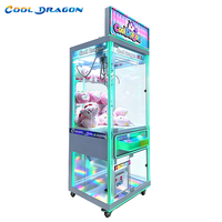 Machine de jeu d'arcade à monnayeur COOL DRAGON CD-CA004 en métal avec prise US, pour parcs d'attractions, distributeur de jouets, machine à griffes, bon marché