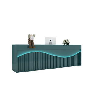 Bàn tiếp tân hiện đại cho cửa hàng quần áo Thẩm mỹ viện khách sạn siêu thị sóng dẫn chiếu sáng - Product Image 3