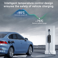 AUXUS Nouvelle Arrivée Portable EV Chargeur Station 7kw 32A Type 2 EV Station De Charge avec Wifi App Control