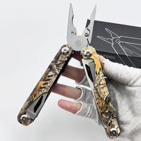 Pince multifonctionnelle tactique de camouflage pour l'extérieur, nouvelle conception, pince de randonnée EDC avec tournevis et ciseaux