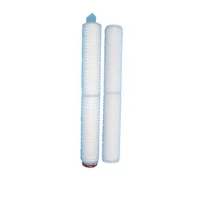 Filtro plegable microporoso pp, elemento de filtración de sedimento, Cartucho de equipo de tratamiento de agua pura, 20 pulgadas