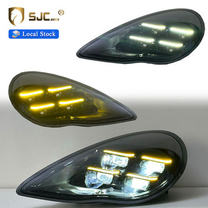 SJC ชุดไฟหน้า LED อัตโนมัติสำหรับ <span class=keywords><strong>Porsche</strong></span> <span class=keywords><strong>Panamera</strong></span> 970.1 2010-2013อัพเกรดเป็นไฟหน้า LED สไตล์2025ใหม่สีเหลืองและสีขาว DRL - Product Image 1