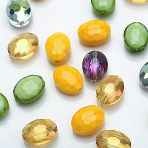 Zhubi 9X12MM perles <span class=keywords><strong>de</strong></span> verre à facettes Bull Eye mélanger les couleurs <span class=keywords><strong>de</strong></span> Jade perles ovales en cristal <span class=keywords><strong>de</strong></span> bonne qualité pour la fabrication <span class=keywords><strong>de</strong></span> bijoux bricolage artisanat - Product Image 4