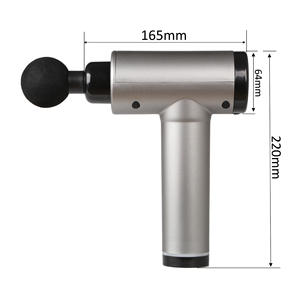Pistola de Masaje Fascial Eléctrica Transfronteriza para Alivio Muscular, 165mm x 64mm x 220mm, Motor sin Escobillas, 12 Niveles de Velocidad - Product Image 1