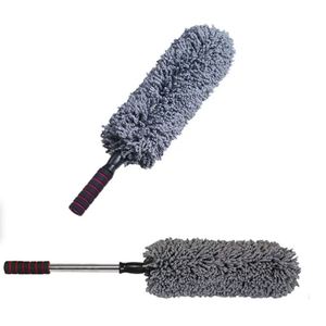 Brosse dépoussiérante pour voiture à long manche, haute efficacité, en ABS, logo personnalisé - forte capacité de nettoyage, microfibre multi-usages - Product Image 3