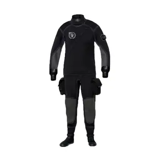 Divestar Tùy Chỉnh Unisex Không Thấm Nước Thoáng Khí Wetsuit Neoprene Lặn Khô Phù Hợp Với Cho Người Lớn Cộng Với Kích Thước Thể Thao Người Đàn Ông Của Drysuit