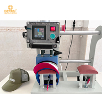 Nouvelle mini presse à chaud pneumatique 220V pour sublimation, impression par transfert thermique, personnalisation de casquettes, facile à utiliser