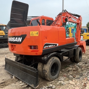 รถขุดล้อยาง Doosan DX150W-5C dx60w น้ำหนักใช้งาน 15 ตัน ความจุบุ้งกี๋ขุด 0.75 ลูกบาศก์เมตร รุ่นไฮดรอลิก - Product Image 3