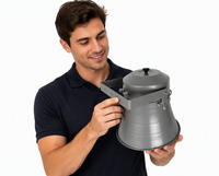 Haut-parleur actif extérieur 100W avec amplificateur intégré 100W, télécommande, boîtier métallique, alimentation CA, Dolby Digital, Wi-Fi sans fil