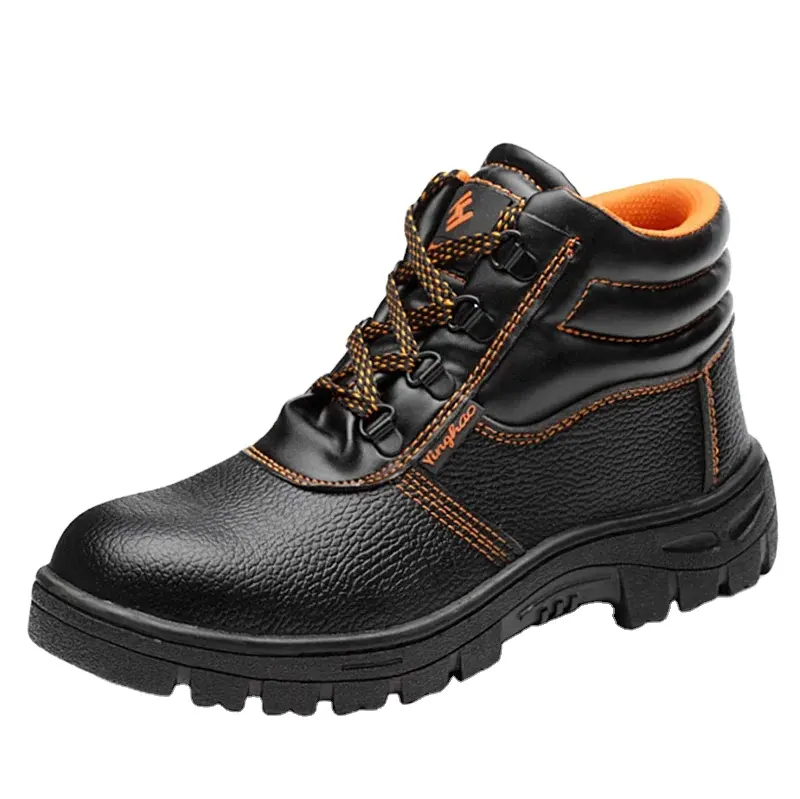 2024 CWS new Nti-Piercing Wear-Resistant Breathable Rubber Safety Boots Shoes With Steel Toe