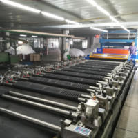 Machine d'impression rotative à écran pour tissus textiles à motifs floraux variables, 6 couleurs, largeur 260 cm, 1,8 mètre