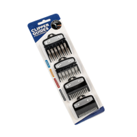 Set Sisir Pandu Mesin Cukur Rambut Profesional Berbagai Ukuran, Aksesoris Pelindung Trimmer untuk Pemotongan Presisi, Salon Barber, Logo Custom