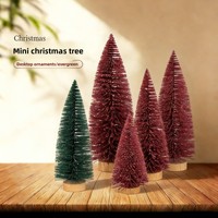 Mini sapin de Noël en PVC de 30 cm, ornement de bureau, décoration de Noël, fournitures de fêtes, centre de table - Approvisionnement direct usine, utilisation intérieure