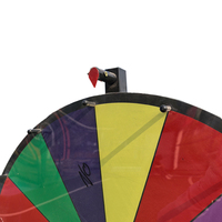 Caractéristique chanceuse pliable de plateau tournant de roue de prix portative de haute qualité pour la commodité pour des Tables de promotion