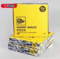 Caja de papel corrugado para comida pizza rápida para llevar, caja de ropa de envío personalizado, caja de correo de papel cosmético de cartón