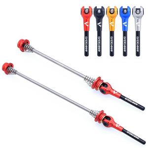 Moyeux <span class=keywords><strong>avant</strong></span> et arrière de <span class=keywords><strong>vtt</strong></span> en alliage de titane, 2 pièces, moyeu d'ouverture à dégagement rapide, essieu transversale - Product Image 4
