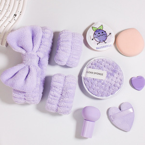 Set <span class=keywords><strong>de</strong></span> 9 Piezas para Spa: Pulsera, Diadema, Paño Desmaquillante, Esponja <span class=keywords><strong>de</strong></span> Maquillaje, Regalo para Niñas, Set <span class=keywords><strong>de</strong></span> Cuidado <span class=keywords><strong>de</strong></span> Belleza <span class=keywords><strong>de</strong></span> Microfibra Rosa, Venta al Por Mayor - Product Image 5