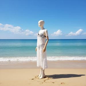 Paréo de plage sexy pour femme en mousseline d'été, cache-maillot de bain, caftan, tenue de plage W22054-29 - Product Image 3