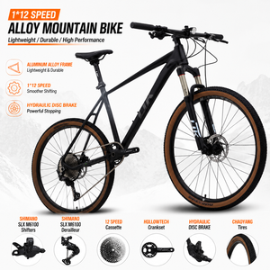 <span class=keywords><strong>Bicicleta</strong></span> <span class=keywords><strong>de</strong></span> Montaña Ligera con Bloqueo Remoto, Horquilla <span class=keywords><strong>de</strong></span> Suspensión <span class=keywords><strong>de</strong></span> Aire, Tija <span class=keywords><strong>de</strong></span> Aleación Forjada, <span class=keywords><strong>Cassette</strong></span> <span class=keywords><strong>de</strong></span> 12 Velocidades para Aventuras al Aire Libre para Adultos - Product Image 1