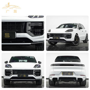 Ventes d'usine 9YA 9Y0.2 coupé sec fibre de carbone lèvre arrière Turbo <span class=keywords><strong>GT</strong></span> pare-chocs jupe latérale tuyau d'échappement Kits de carrosserie pour Porsche Cayenne 2024 + - Product Image 5