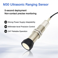 Capteur de distance ultrasonique longue portée 6 mètres RS-485 IP68 Précision 0,5% DC24V 4-20mA Monocanal NPN/PNP UC4000-M30