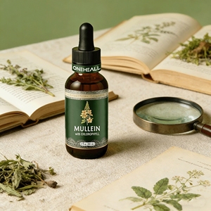 Gotas de Hoja de Verbasco Silvestre de Grado Alimenticio para el Apoyo Pulmonar y Respiratorio, Refuerzo de la Inmunidad en Botella - Product Image 3