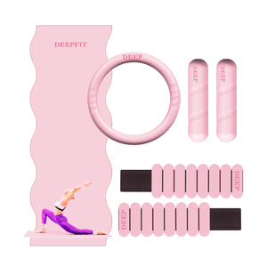 Yoga Pilates Accessories Yoga Pilates Beam <b>Adjustable</b> Ankle Weights Silicone Hand <b>Dumbbell</b> Bars Power Ring Yoga Mat - Product Image 2