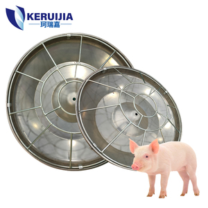 Kích Thước Nhỏ Thép Không Gỉ Heo Con Ăn Máng Cho Lợn Và Gà Cho Ăn Dày Thực Phẩm Chất Liệu Bẫy Tank - Product Image 2