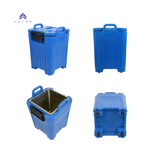 Lyroe <span class=keywords><strong>prix</strong></span> d'usine en gros 50L carré réchauffeur d'aliments isolation soupe baril garder les aliments au chaud transport conteneur baril - Product Image 3