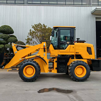 2 Ton Mesin Diesel Hydraulic Front End Wheel Loader Backhoe dengan Sistem Hidrolik Penuh untuk Penanganan Material di Halaman Pertanian