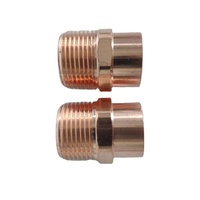 Raccord en cuivre raccord de tuyau de plomberie 1/2 "C X adaptateur mâle raccord en cuivre connecteur à souder