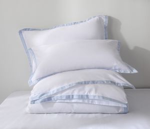 Juego de ropa de cama de hotel, juego de fundas de edredón 100% algodón, simple, fábrica profesional - Product Image 3