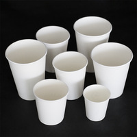 Gobelets en carton blanc à paroi simple avec couvercles pour café, écologiques, jetables, 250 ml, pour usage domestique et commercial, emballage en carton entier, vente en gros