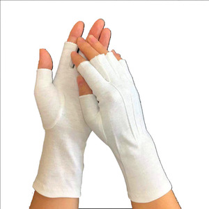 Demi-doigt personnalisé respirant église Regalia blanc coton broderie franc-maçon maçonnique 5017 haute qualité - Product Image 1